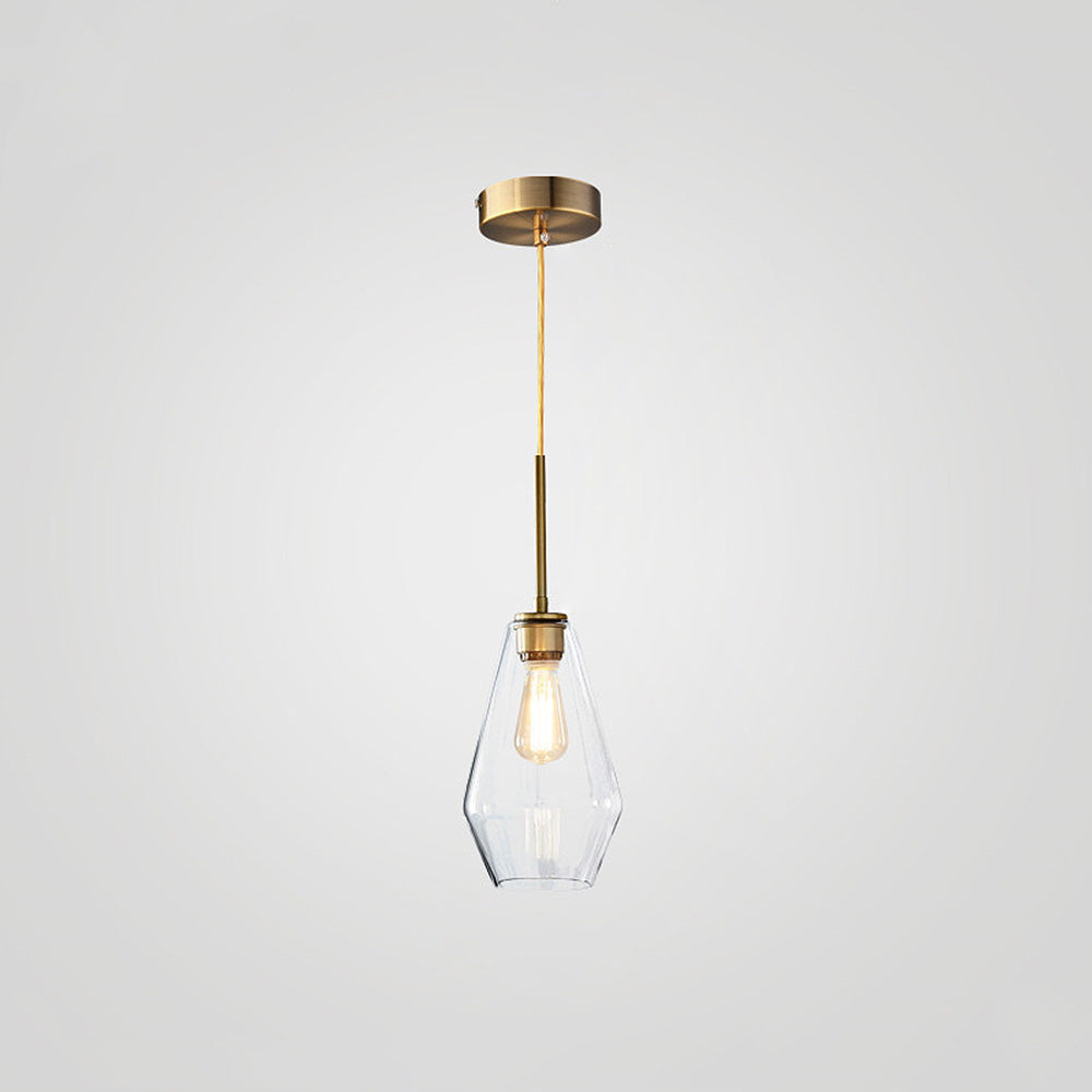 Glass Pendant Light with Industrial Vintage Style 7