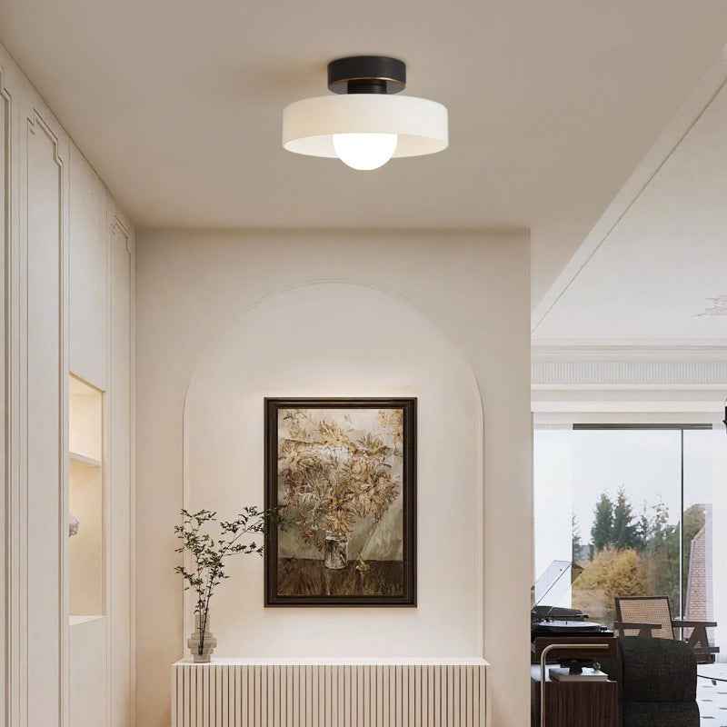 Glivon | Minimalist French-inspired Bauhaus Ceiling Lamp