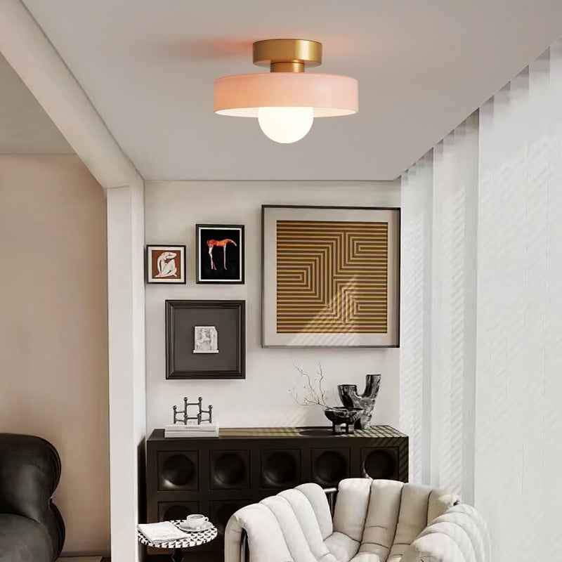 Glivon | Minimalist French-inspired Bauhaus Ceiling Lamp