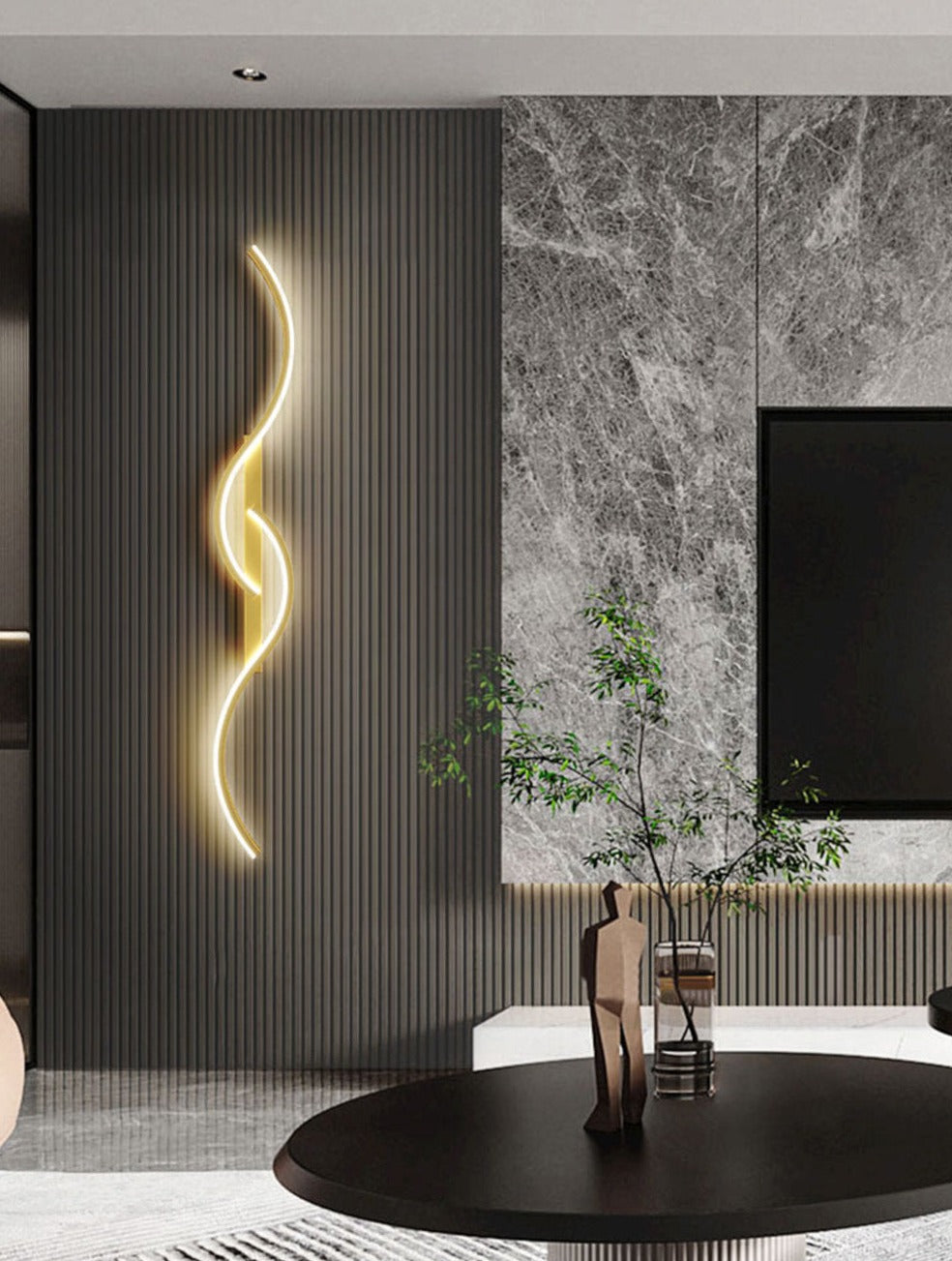 GlowCraft – Contemporary LED Wall Light with Artistic Design 0