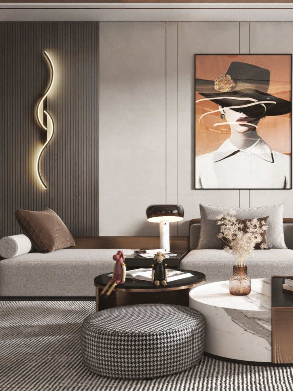 GlowCraft – Contemporary LED Wall Light with Artistic Design 8
