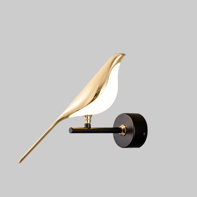 GlowFeather – Modern LED Bird Wall Lamp 0