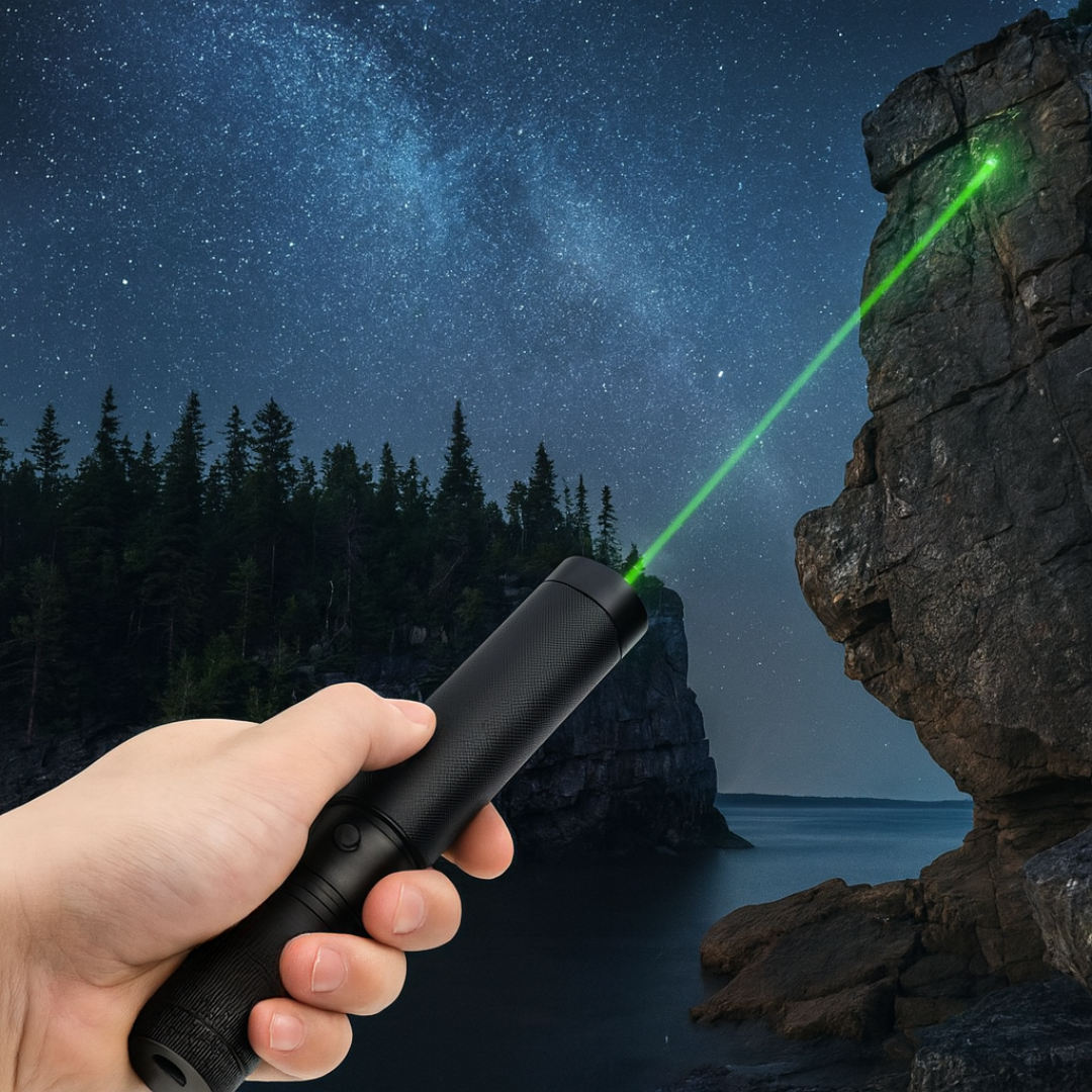 High-Performance USB Rechargeable Flashlight with Adjustable Focus – 10,000 m Range, Durable Aluminum 1