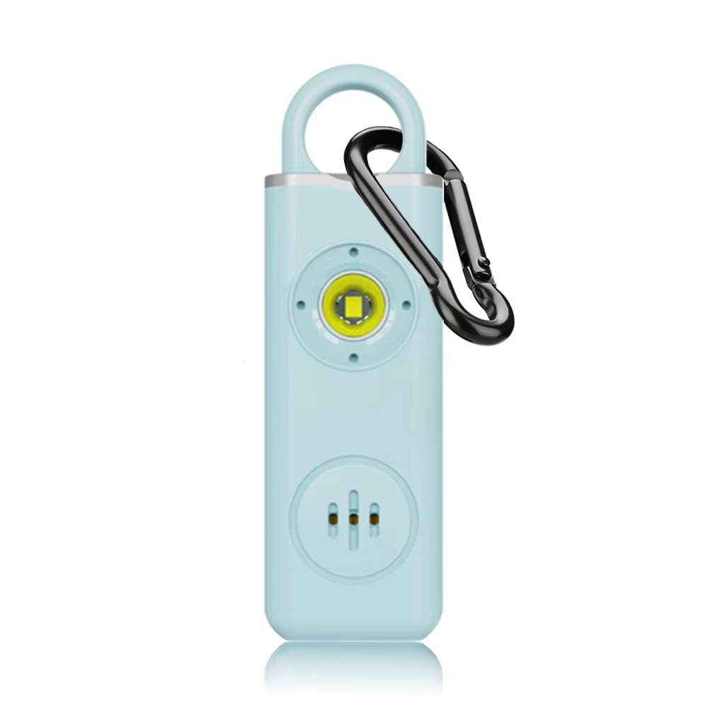 Compact Personal Alarm Keychain with 130dB Siren and LED Light - Safe Self-Defense for Women and Seniors 1