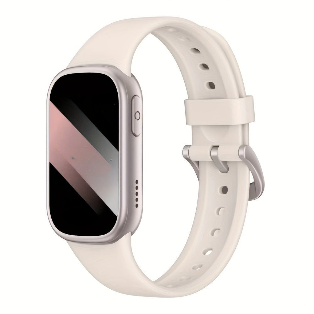 IP68 Waterproof Smartwatch with Fitness Tracker, Silicone Strap, Extended Battery Life, Elegant Display 1