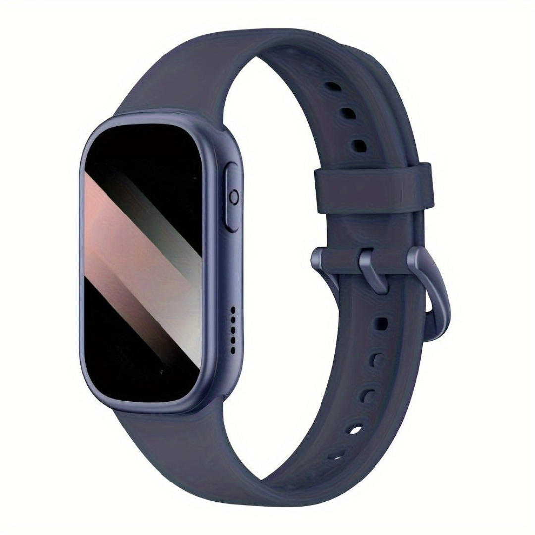 IP68 Waterproof Smartwatch with Fitness Tracker, Silicone Strap, Extended Battery Life, Elegant Display 3