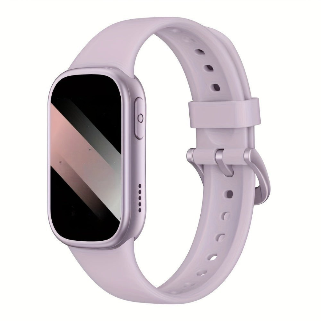 IP68 Waterproof Smartwatch with Fitness Tracker, Silicone Strap, Extended Battery Life, Elegant Display 7