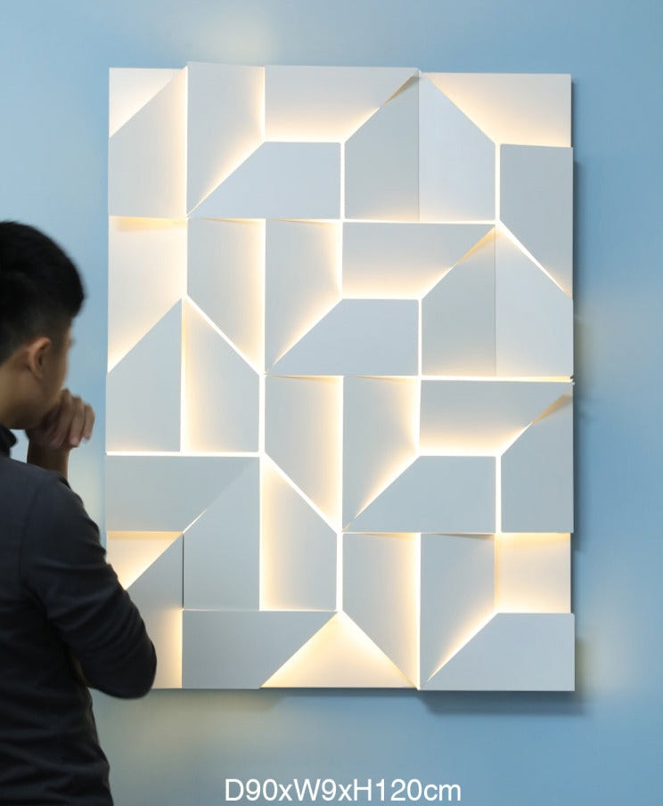 IllumiBeam – Elegant 3D Wall Lamp for Stunning Light Effects 1