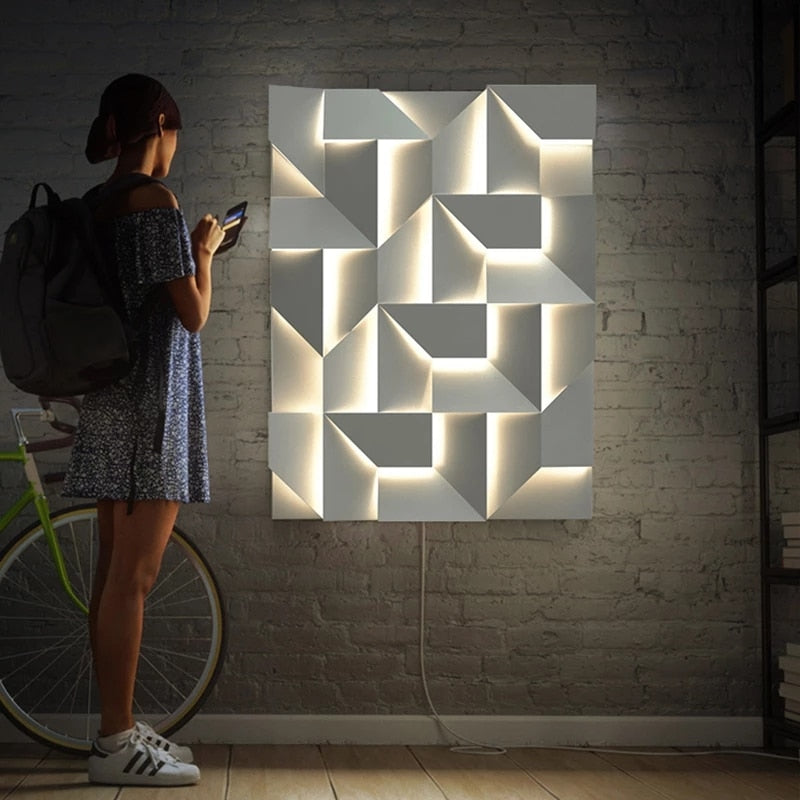 IllumiBeam – Elegant 3D Wall Lamp for Stunning Light Effects 11
