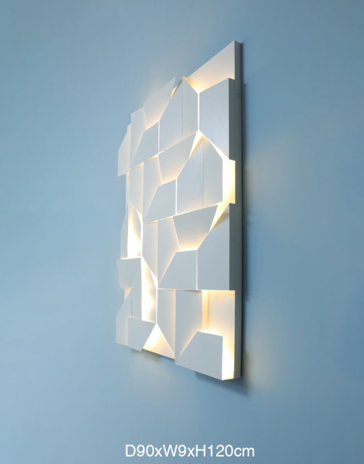 IllumiBeam – Elegant 3D Wall Lamp for Stunning Light Effects 7
