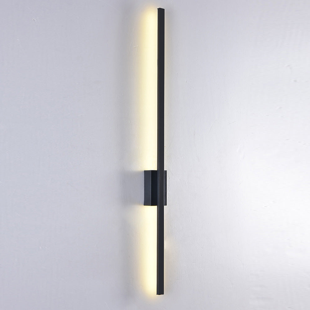 Industrial Minimalist Long LED Iron Wall Lights for Contemporary Living Room Décor and Stylish Illumination 1