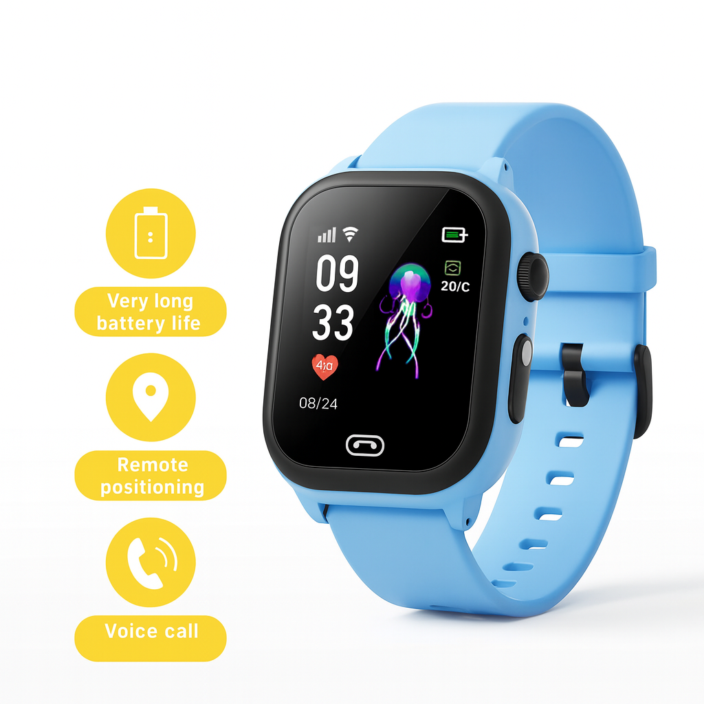 Kids GPS Smartwatch with Camera and 4G Video Calls – Waterproof, Lightweight Design for Tracking and Fun 9