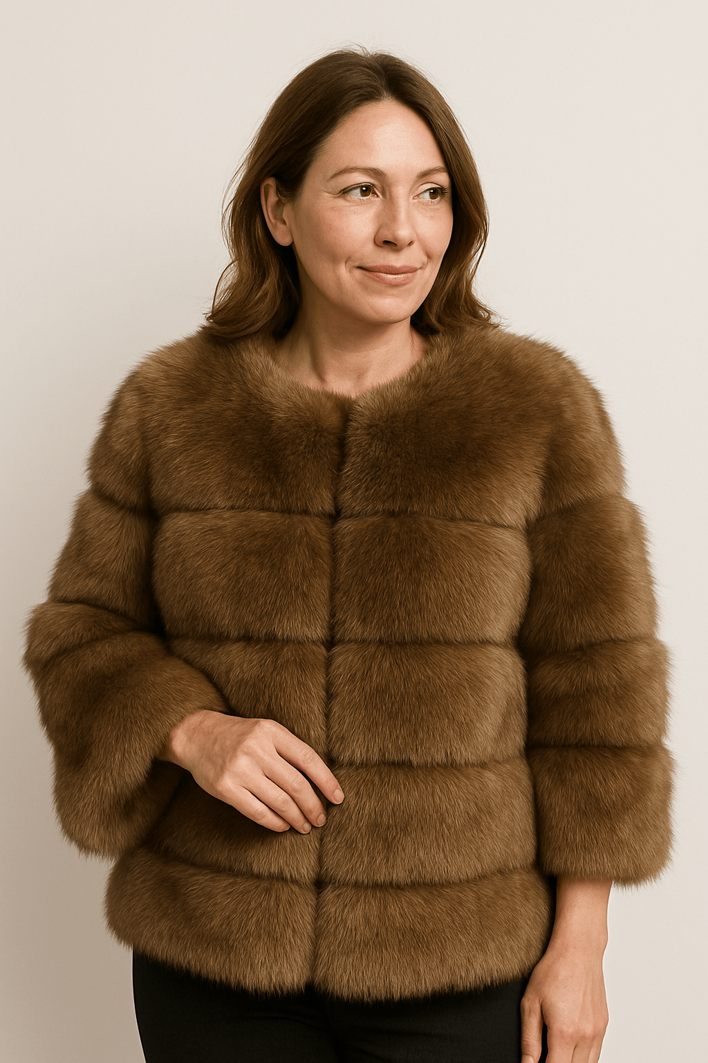 Kirsten | Women's Short Fluffy Faux Fur Winter Jacket 0