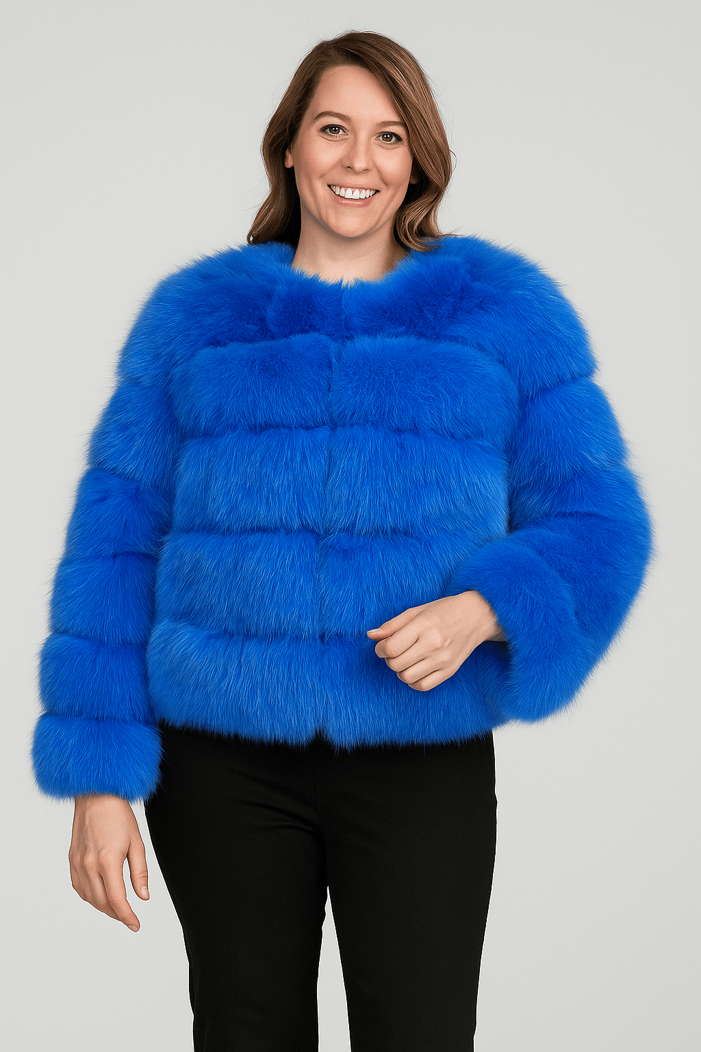 Kirsten | Women's Short Fluffy Faux Fur Winter Jacket 19