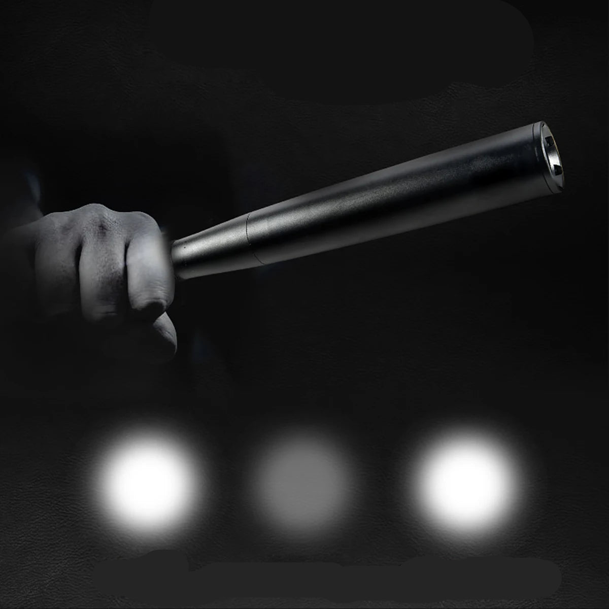 LED Safety Lamp in Baseball Bat Design – 3800 Lumen Flashlight with 130 dB Alarm for Personal Security 6