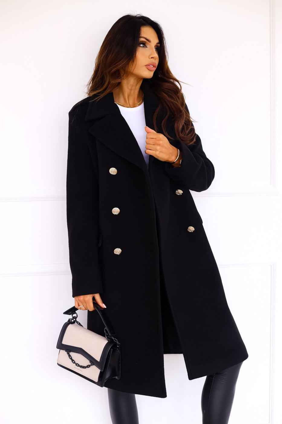 Loretta | Women’s Winter Wool Coat with Elegant Double-Breasted Styling