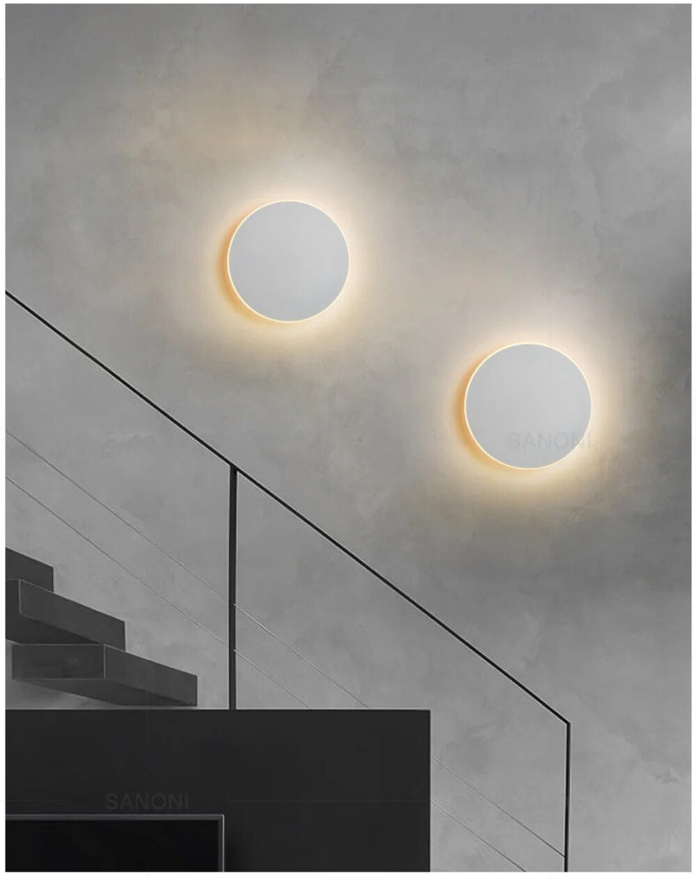 LumaSphere – Circular LED Wall Light 5