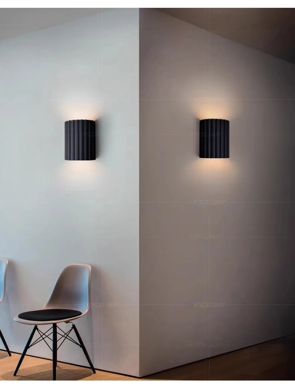 LumeSculpt – Modern Resin Wall Light 5
