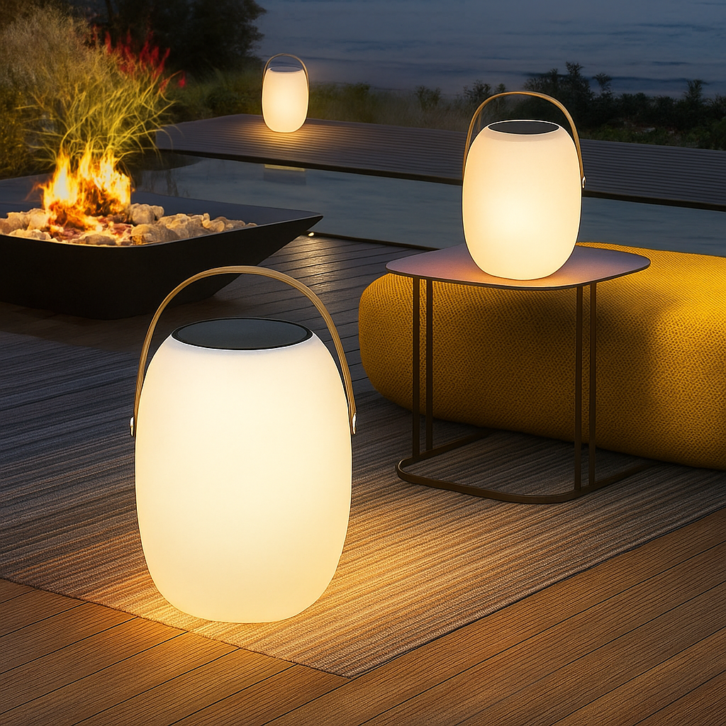 Lumetrae | Elegant Portable Solar Patio Lamp 1