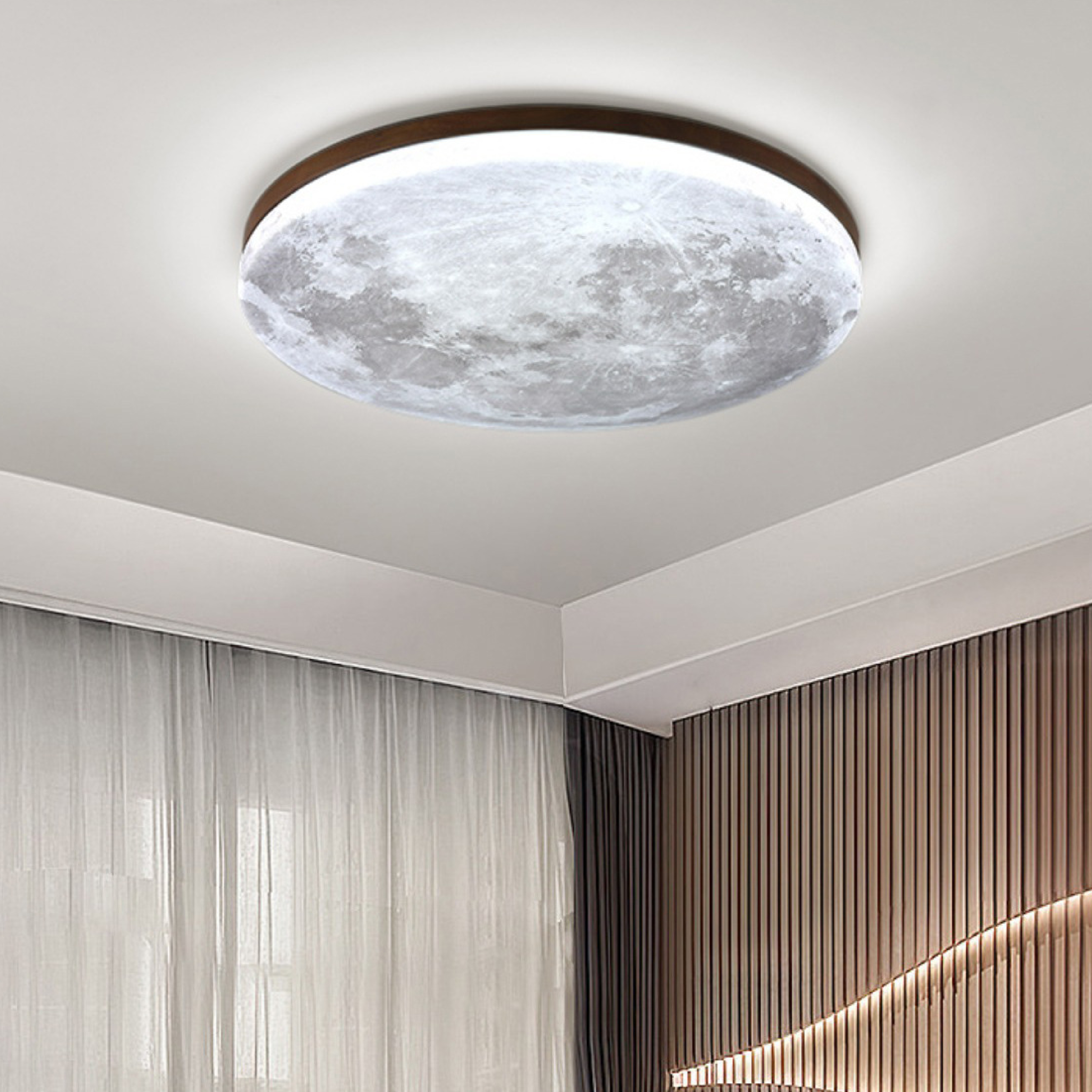 LumiGlow | Luminous Moon Ceiling Lamp for Glowing Ambience 4