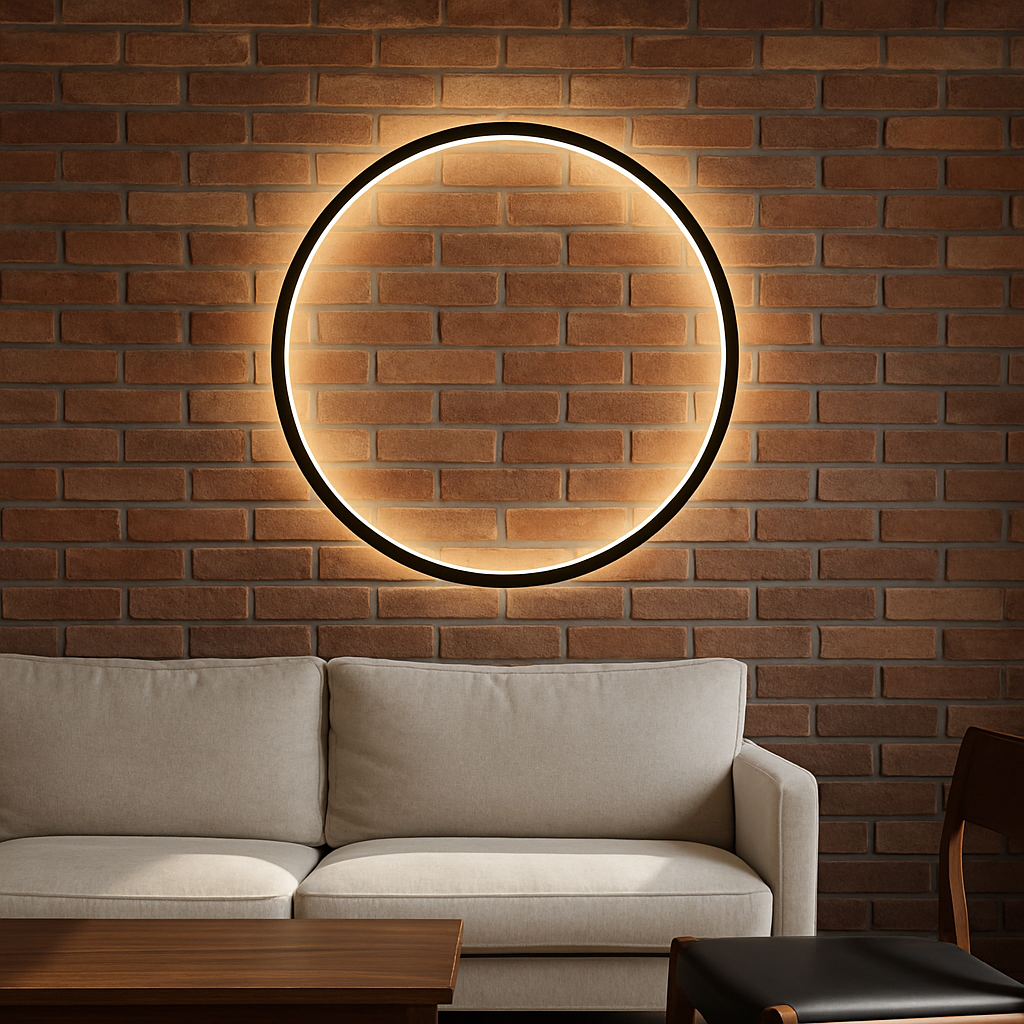 Luminoré | Modern Ring Wall Lamp for Sleek Home Living 5