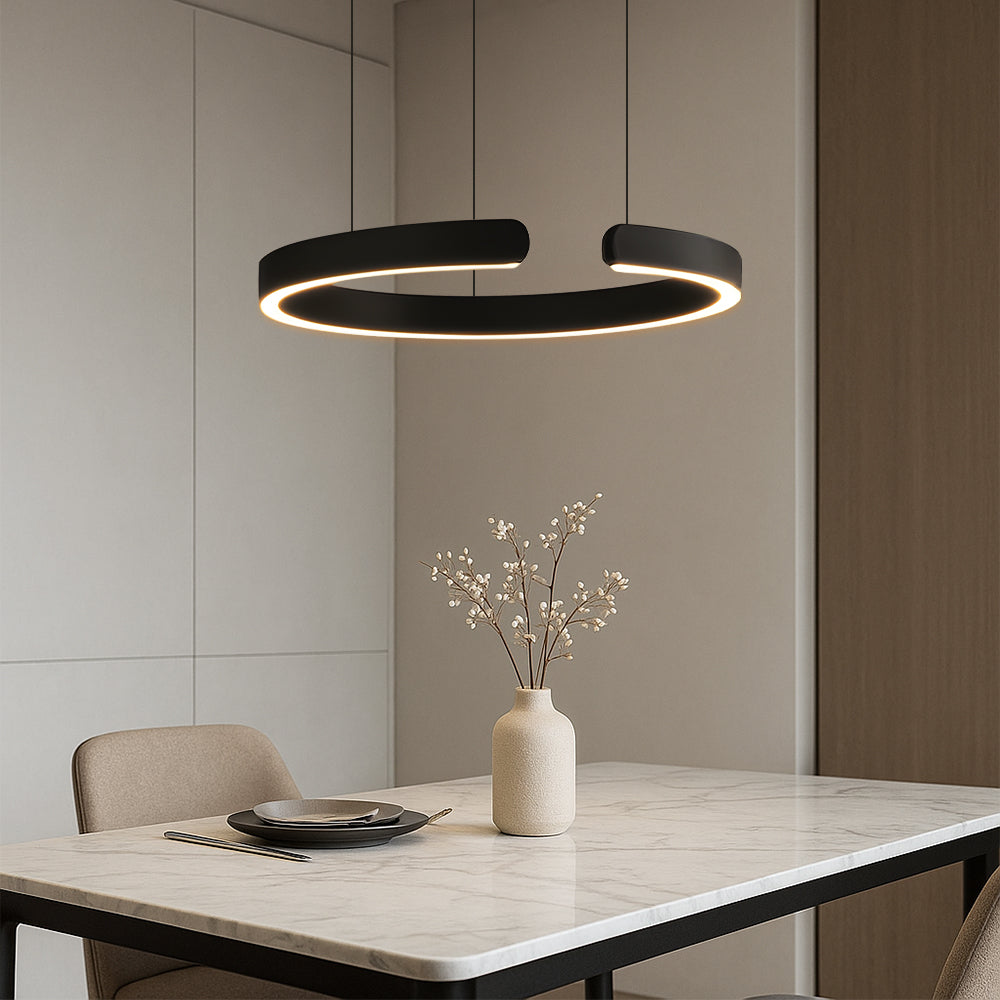 Lumoraq | Minimalist Aesthetics Ring Pendant Lamp 7