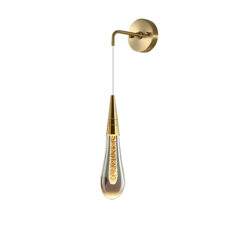 LuxeGlide – Chic Water-Drop LED Wall Lamp 4
