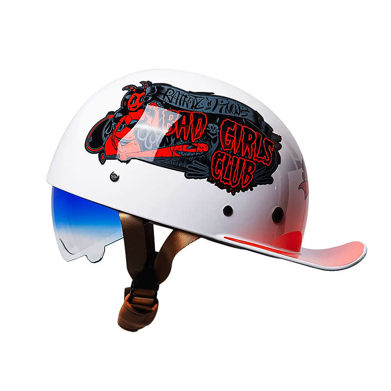 Men’s Motorcycle Helmet DOT Approved ABS Shell Lightweight 18