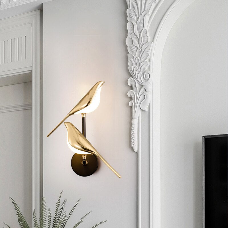 MrBird's Modern wall lamp in the shape of birds 2