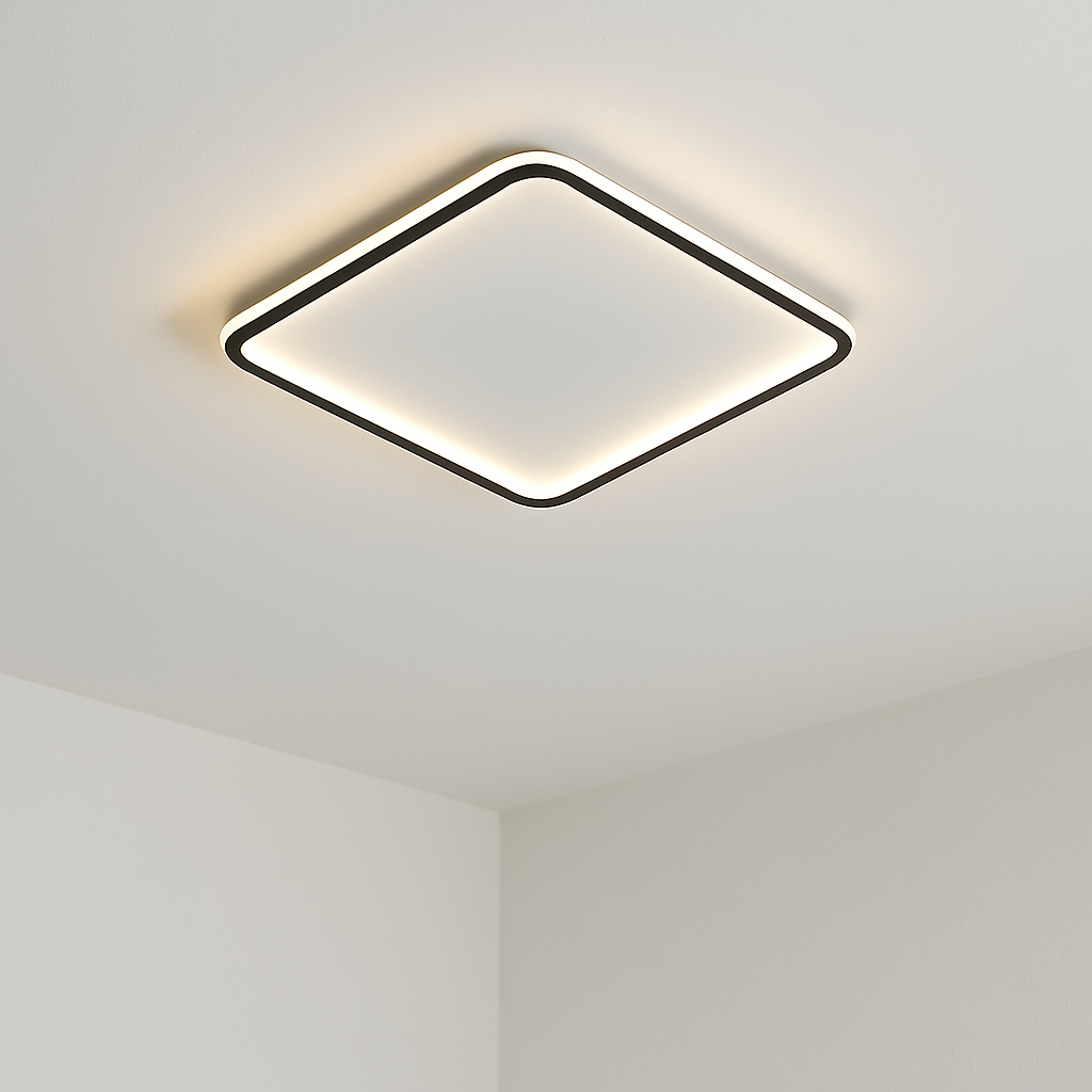 Mysaglobe Scandinavian Square Ceiling Lamp 3