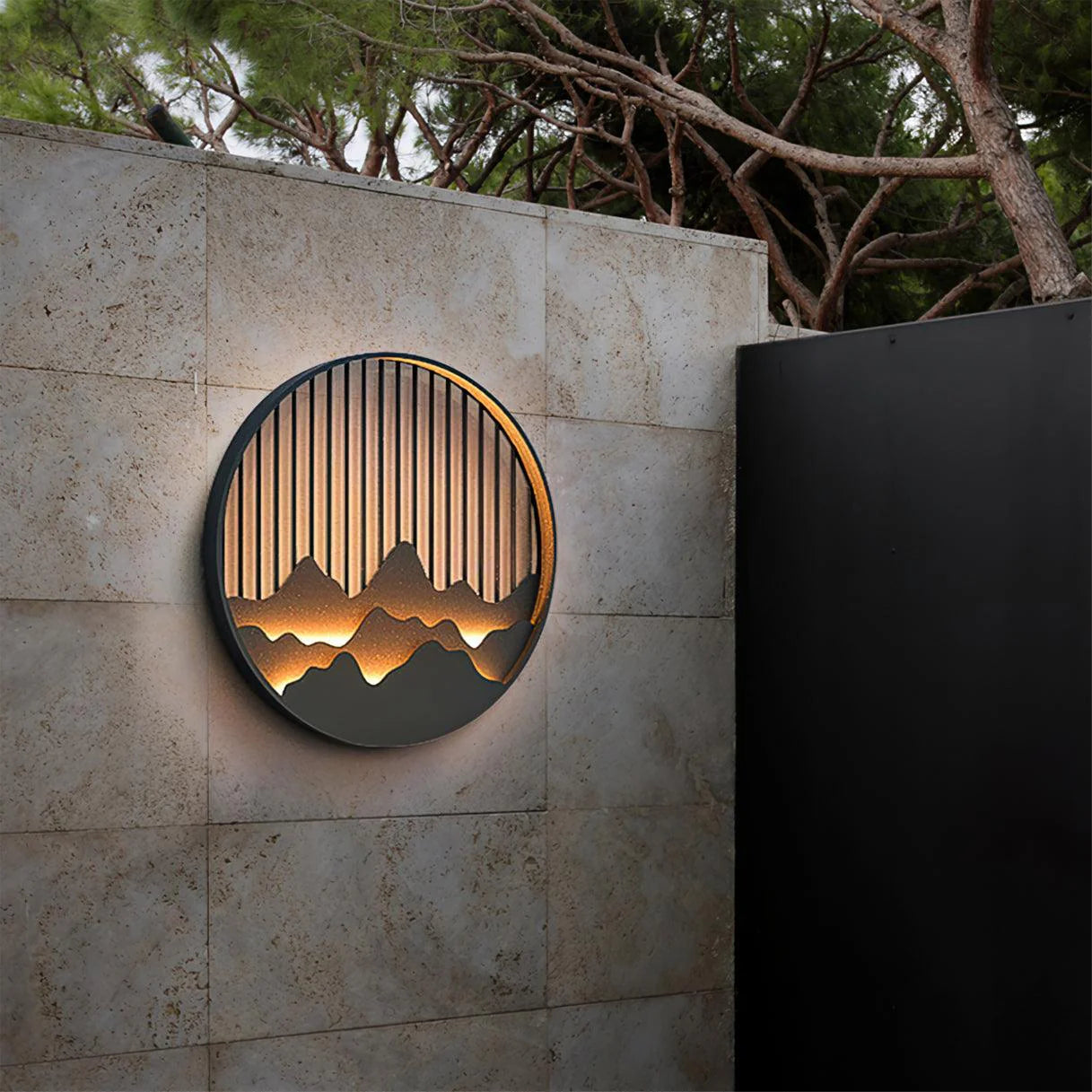 Novalith | Artistic Mountain Wall Lamp Outdoor for Home Interiors 0