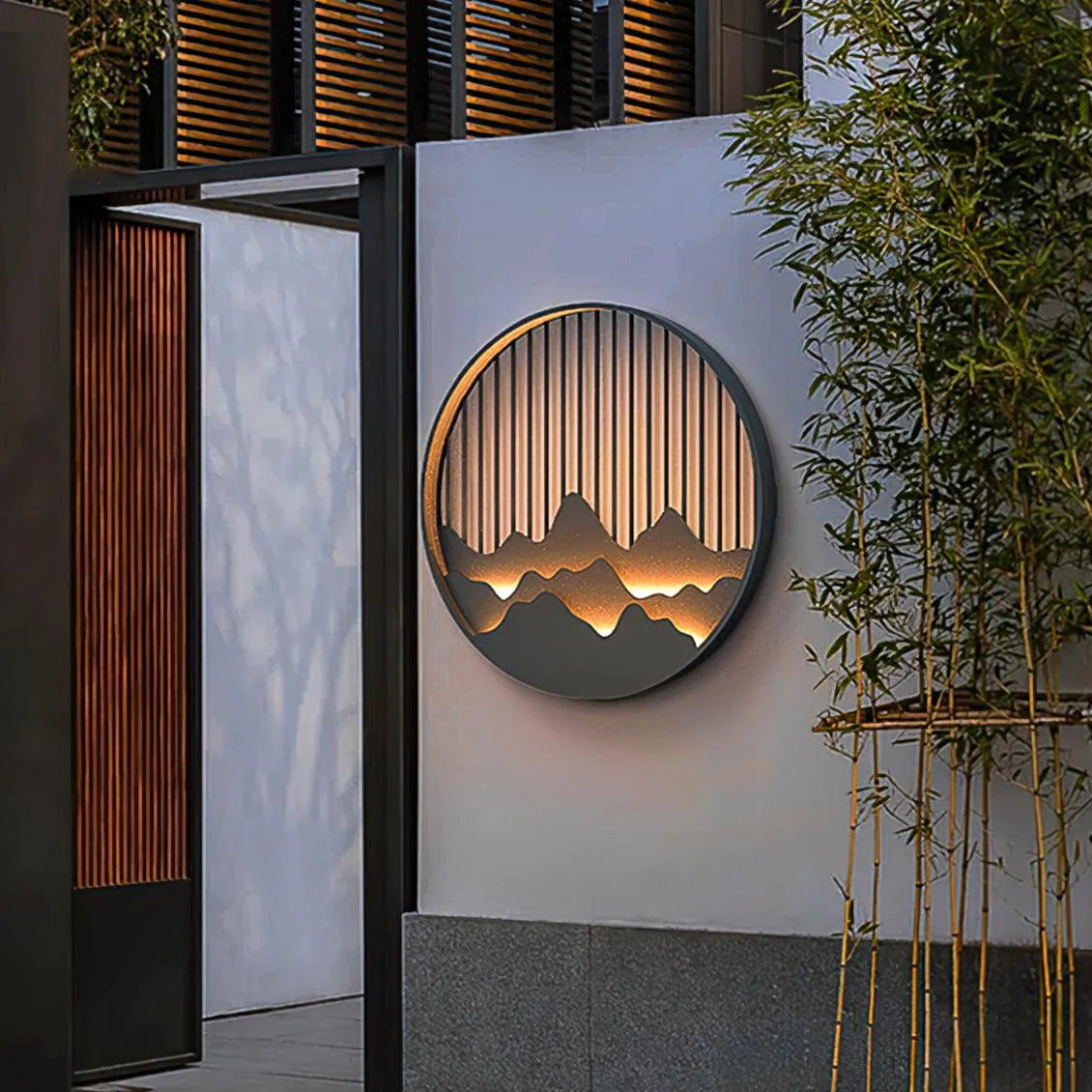 Novalith | Artistic Mountain Wall Lamp Outdoor for Home Interiors 1