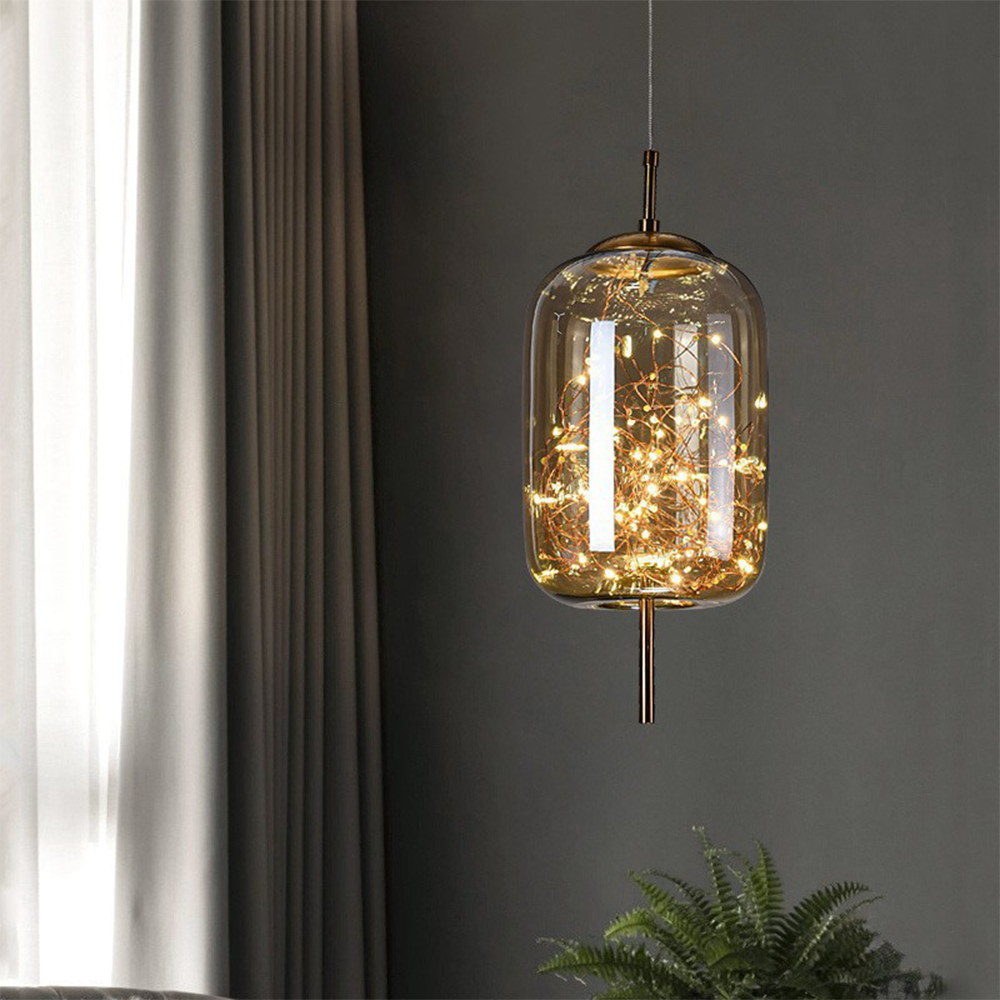 Pendant Light Glass Modern LED Ceiling Lamp 0