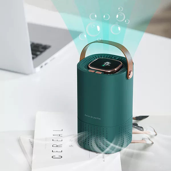 Portable HEPA Air Purifier with USB Power – Compact and Quiet for Home, Office, and Car 2