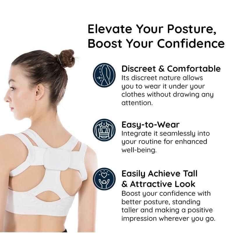 PosturePro | Adjustable Invisible Posture Support for Daily Back Alignment