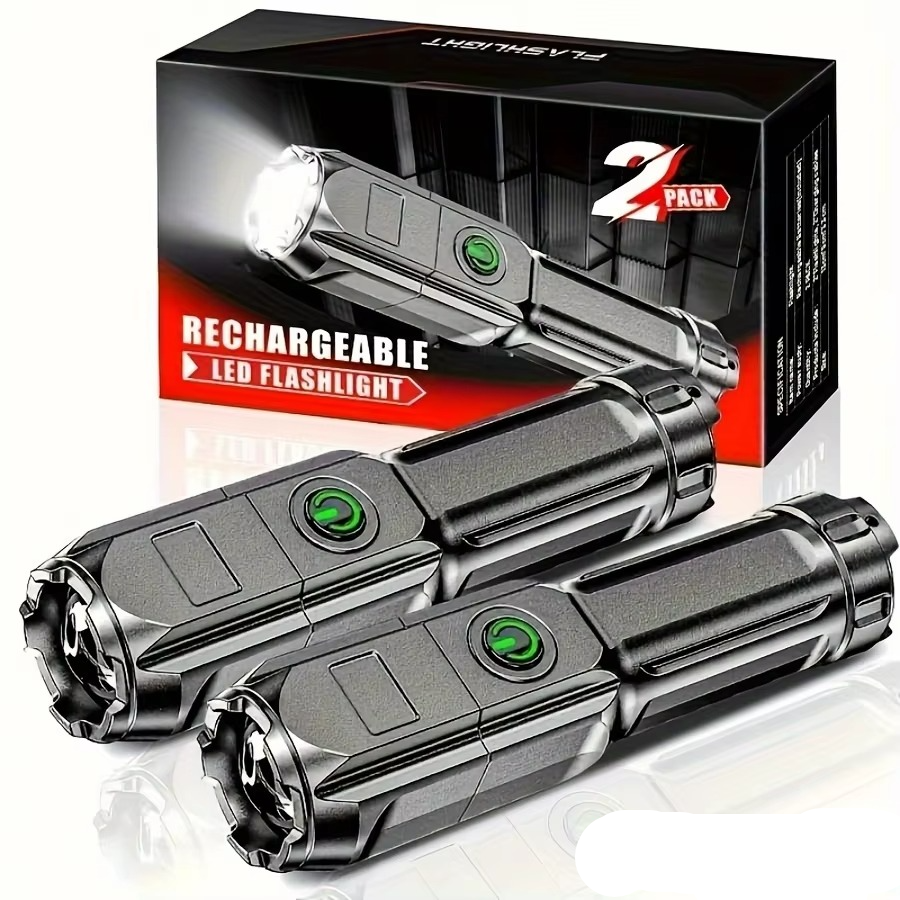 Compact EDC LED Flashlight with High Brightness and Durable Aluminum Design for Self-Defense 4