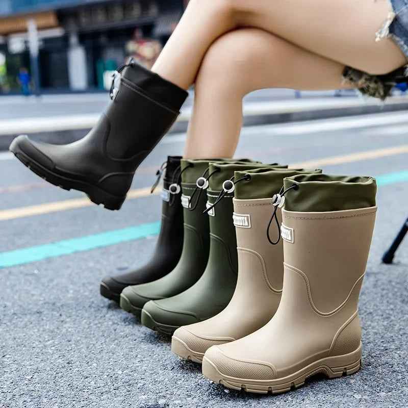 RainAura | Women’s Mid-Calf Waterproof Lightweight Rain Boots