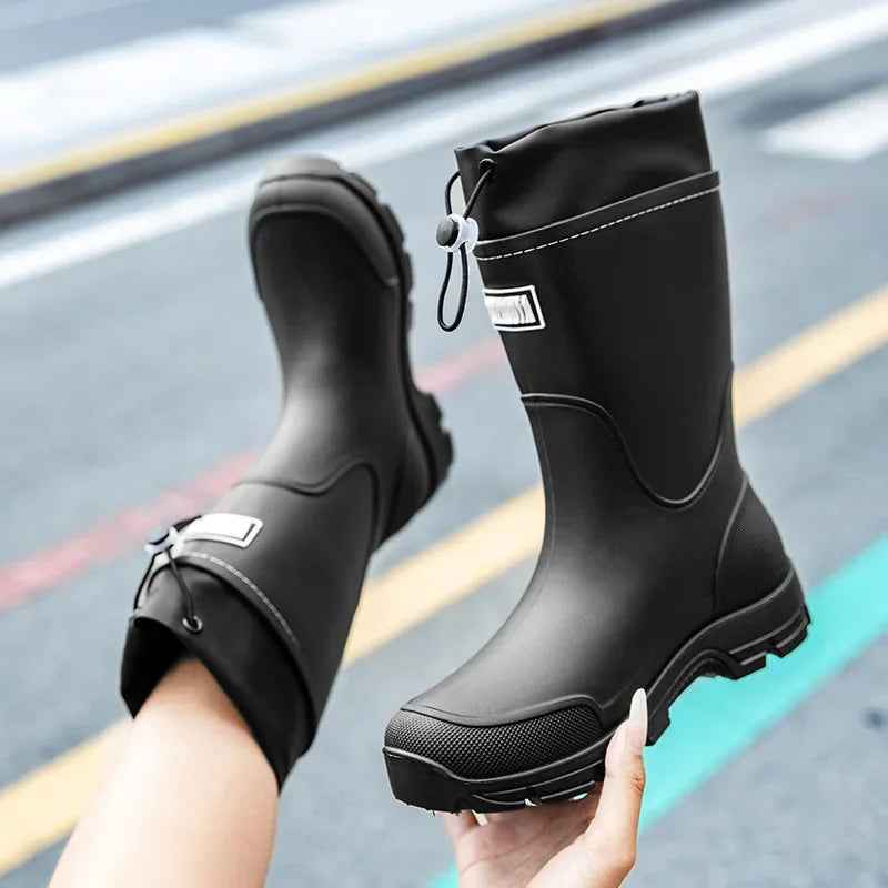 RainAura | Women’s Mid-Calf Waterproof Lightweight Rain Boots