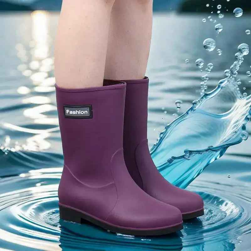 RainDrop | Women’s Mid-Calf Waterproof Rain Protection Boots