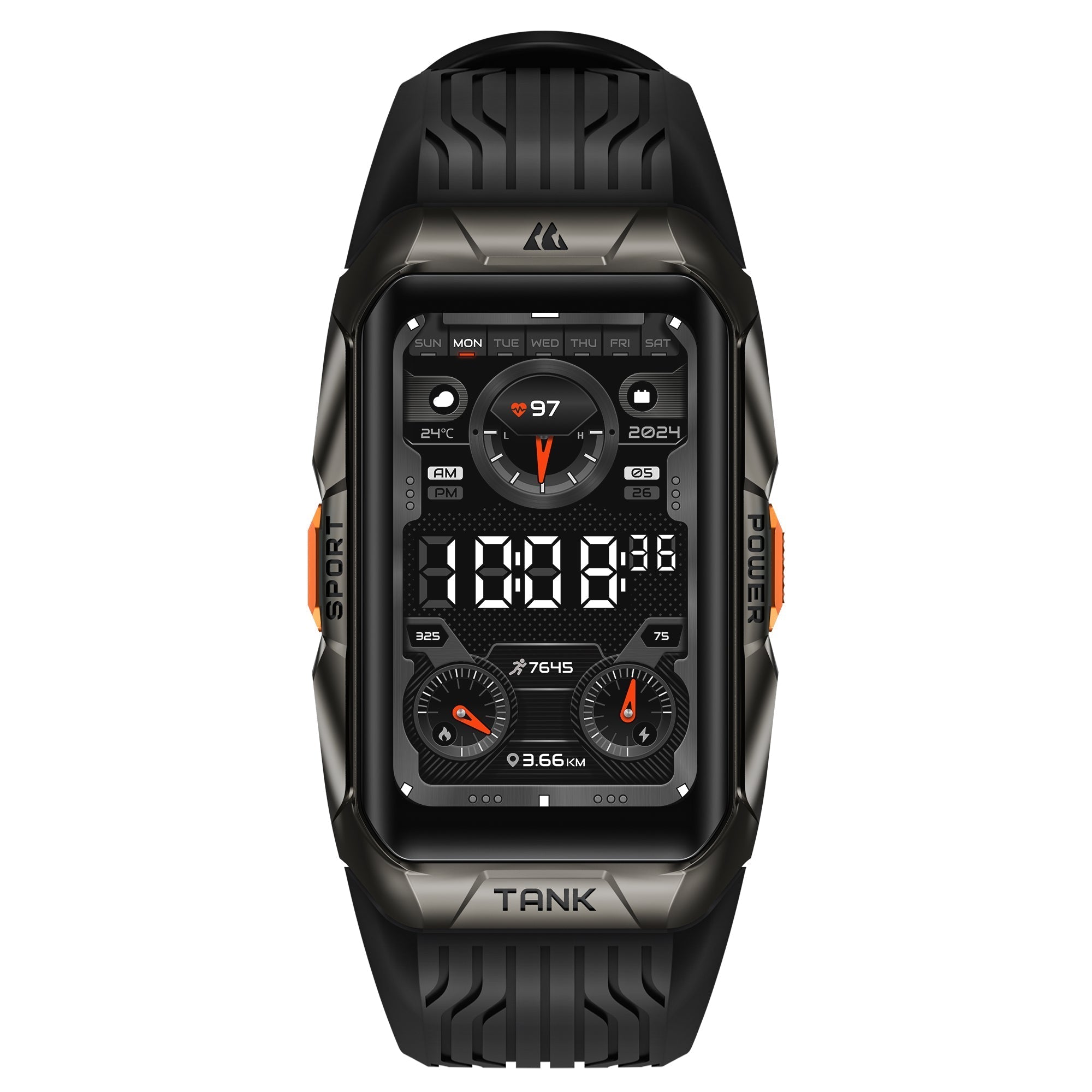Rugged Waterproof Smartwatch with 1.64 AMOLED Display and Military-Grade Durability 5