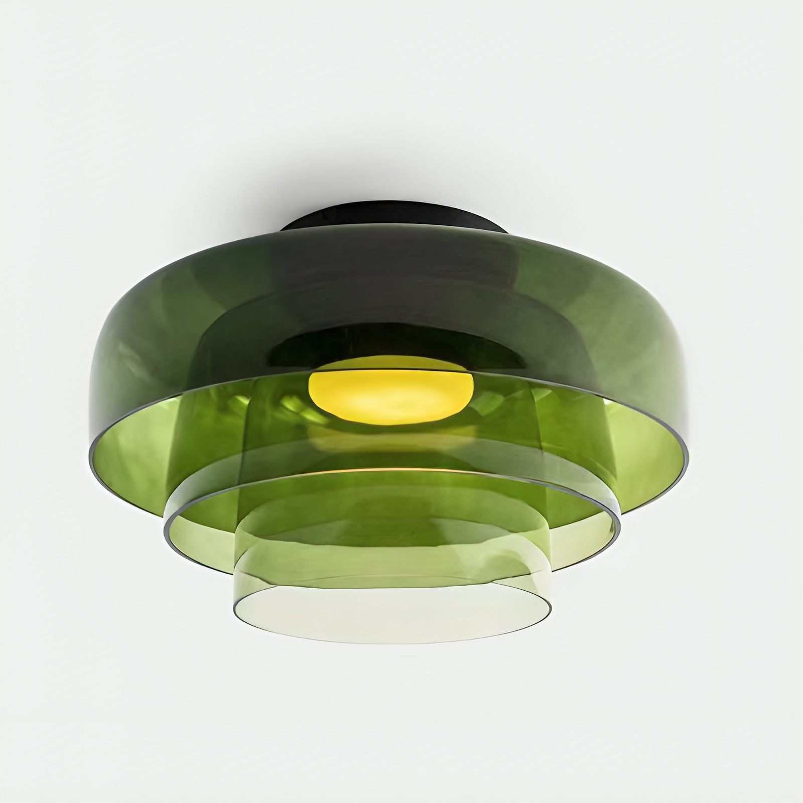 Scandinavian Bauhaus Glass Layered Pendant Lamp 11