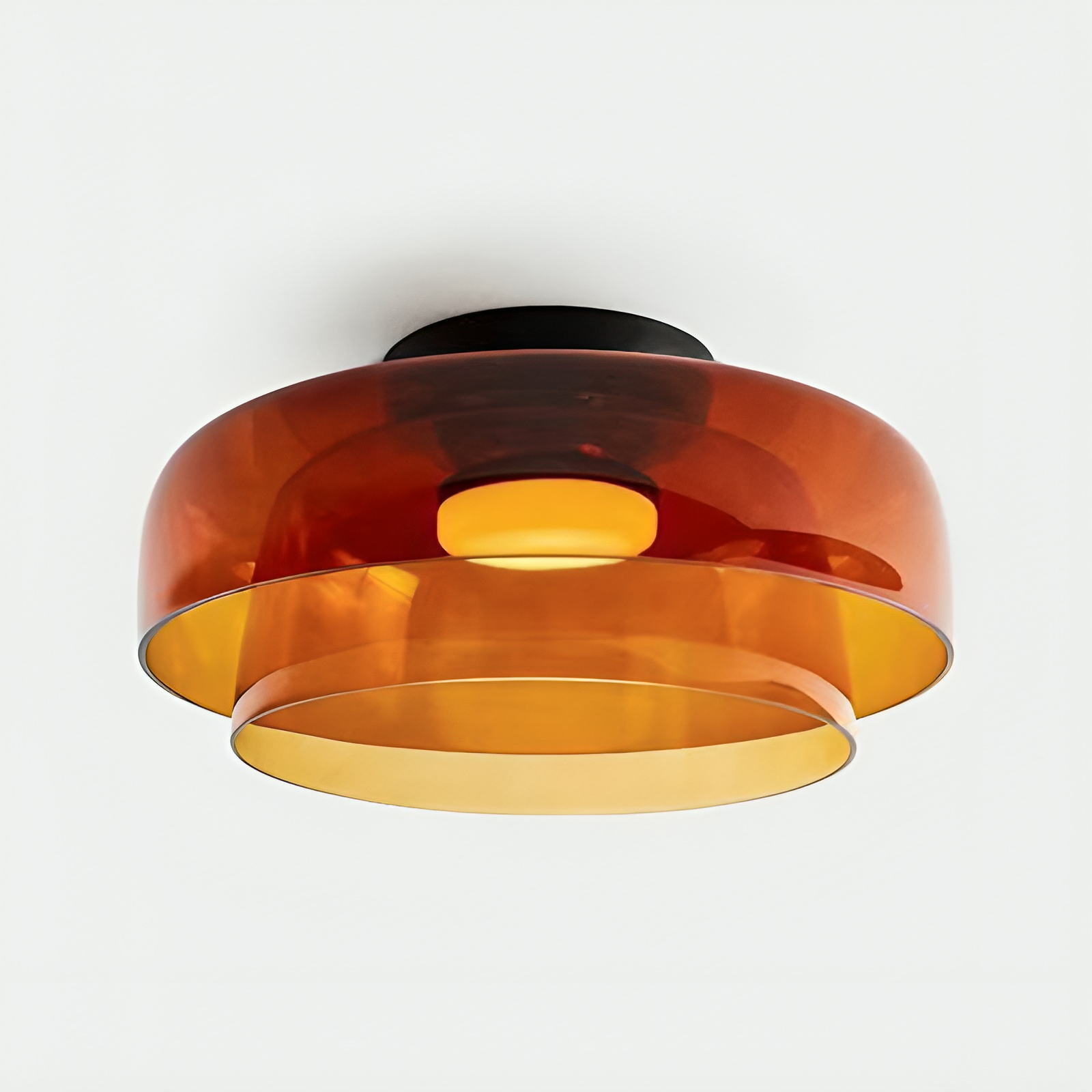 Scandinavian Bauhaus Glass Layered Pendant Lamp 13