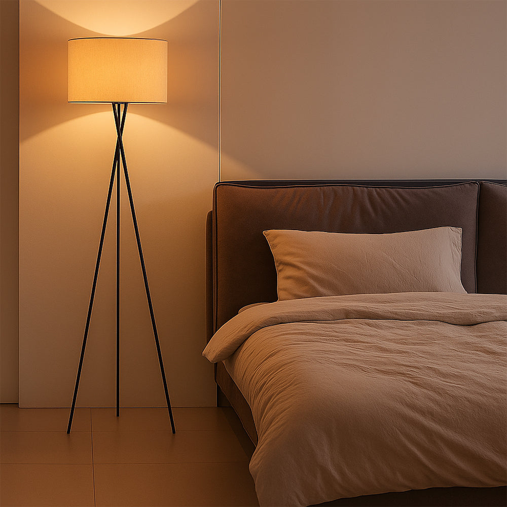 Silk floor lamp 1
