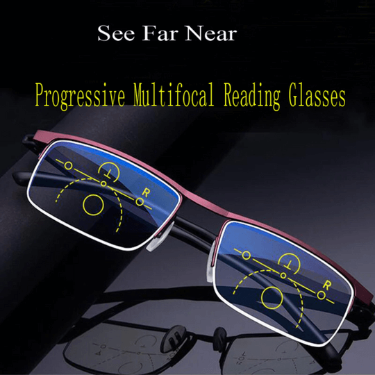 Smart German Progressive Glasses – Multifocal Intelligent Reading & Distance Eyewear 3