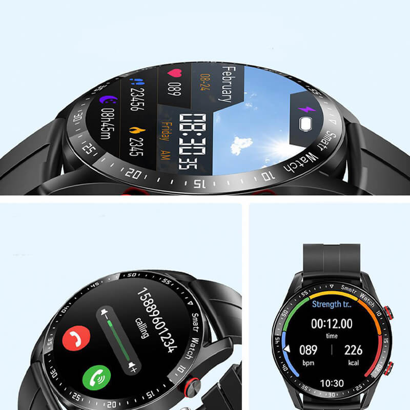 Smart Health Watch with Real-Time Blood Glucose Monitoring – Waterproof Fitness Tracker with 1.45-Inch Display 3