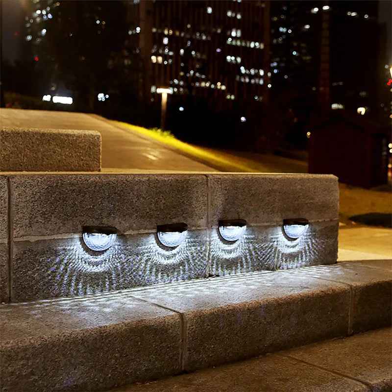 Solar Wall Lights Outdoor - Waterproof LED Garden Lights for Driveway & Patio