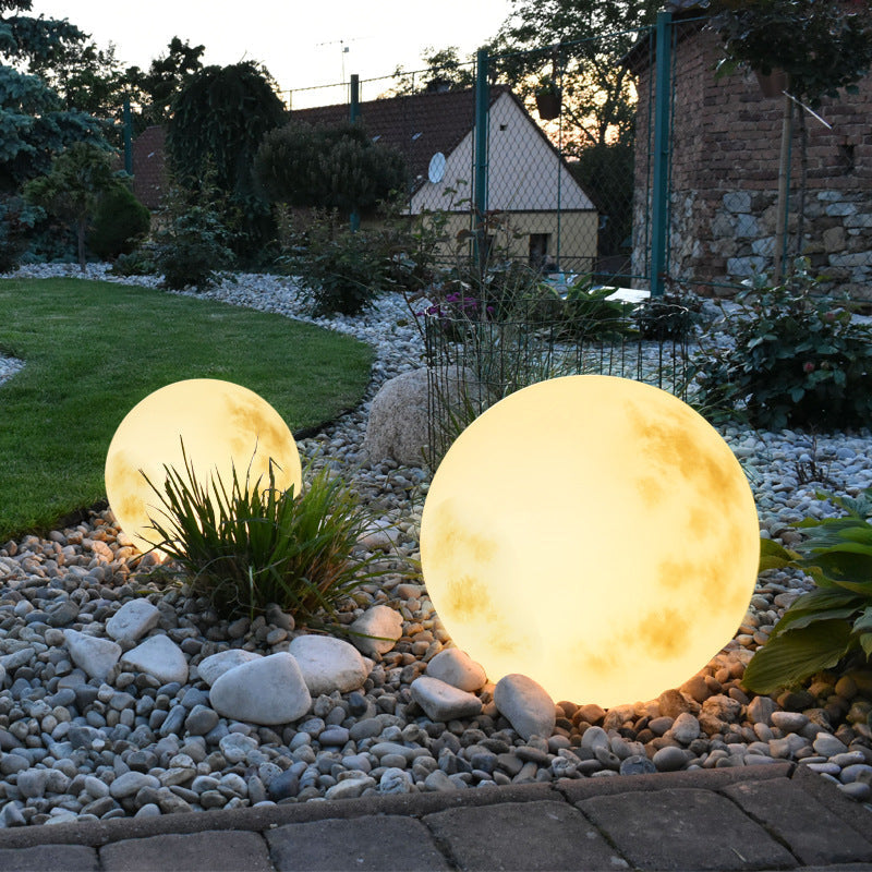 Solvyn | Spherical Solar Powered Garden Moon Lamp 1