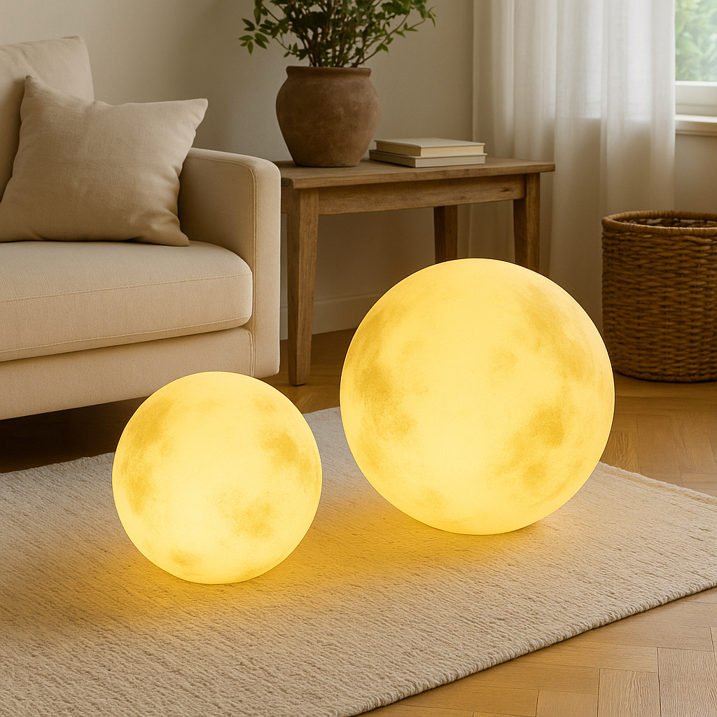Solvyn | Spherical Solar Powered Garden Moon Lamp 6