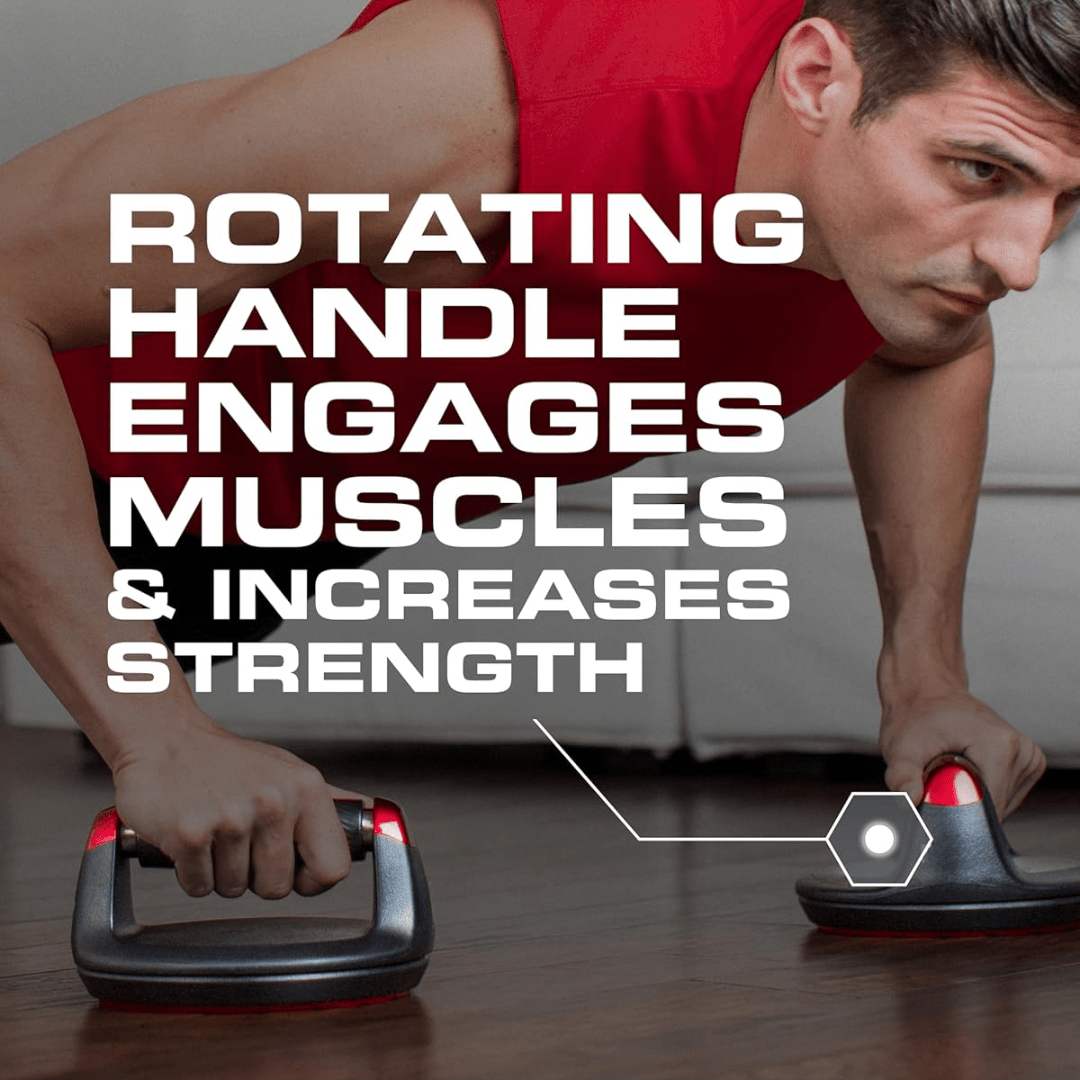 SpinFit | Rotating Push-Up Bars for Effective Chest and Upper Body Workouts 2