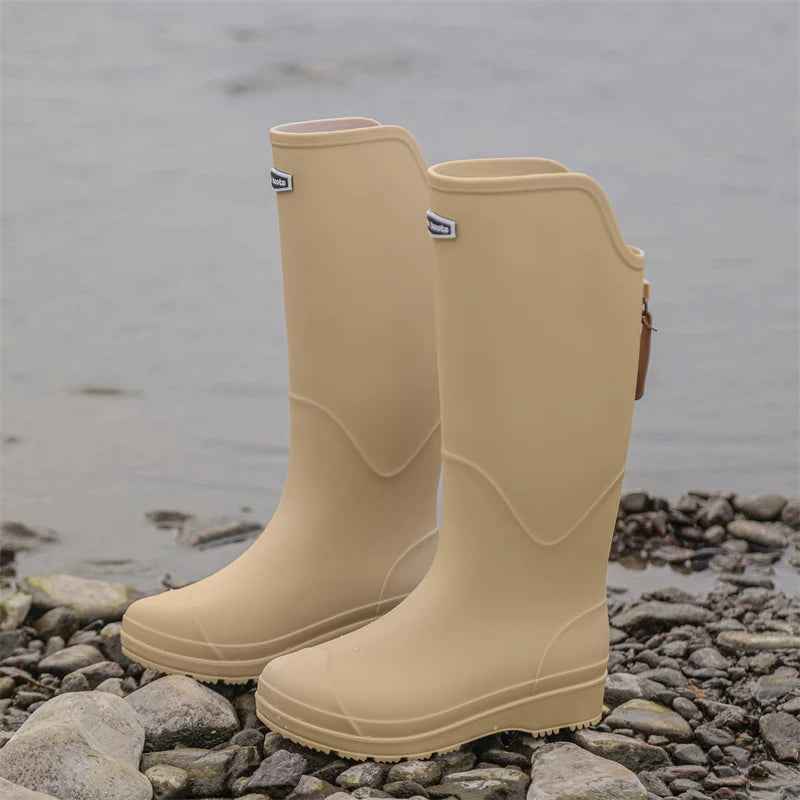 SplashEase | Women’s Easy-On Waterproof Rubber Rain Boots